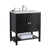 BELLATERRA HOME 203054A-ES 31" Single Sink Vanity in Espresso with White Quartz, White Rectangle Sink, Angled View