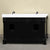 BELLATERRA HOME 205060-D-ES 60" Double Sink Vanity in Espresso with White Marble, White Oval Sinks, Back View