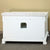BELLATERRA HOME 205060-S-CR 60" Single Sink Vanity in Cream White (Rub Edge) with Cream Marble, White Oval Sink, Back View