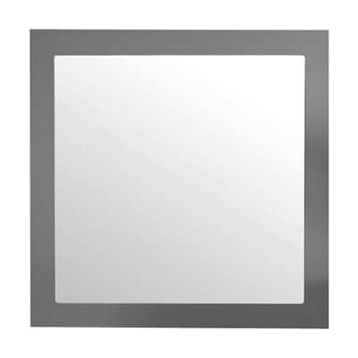 LAVIVA Nova 31321529-MR-G 28" Fully Framed Mirror in Grey, View 1