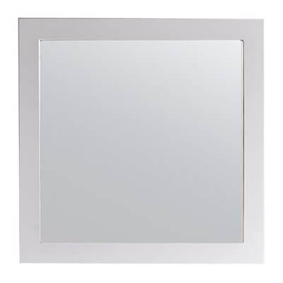 LAVIVA Nova 31321529-MR-W 28" Fully Framed Mirror in White, View 1