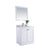 LAVIVA Odyssey 313613-30W-WC 30" Single Bathroom Vanity in White with White Carrara Marble, White Rectangle Sink, Toe Kick Assembled