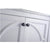 LAVIVA Odyssey 313613-30W-WC 30" Single Bathroom Vanity in White with White Carrara Marble, White Rectangle Sink, Knobs Closeup