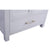 LAVIVA Wilson 313ANG-30W-WS 30" Single Bathroom Vanity in White with White Stripes Marble, White Rectangle Sink, Drawer Handle Closeup