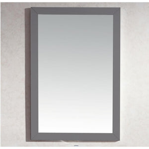 LAVIVA Sterling 313FF-2430MG 24" Fully Framed Mirror in Maple Grey, View 2