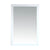 LAVIVA Sterling 313FF-2430W 24" Fully Framed Mirror in White, View 1