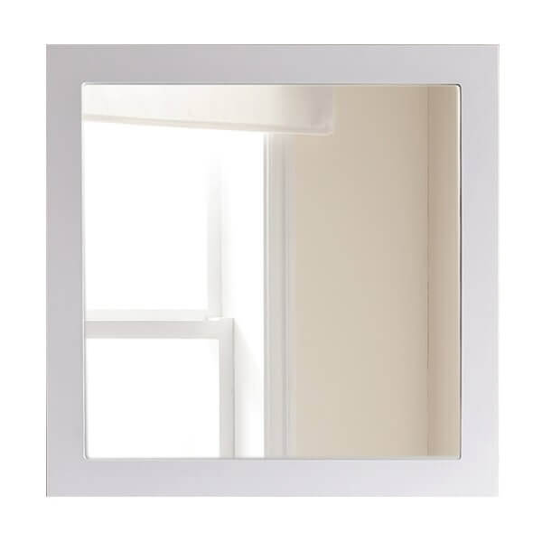 LAVIVA Sterling 313FF-3030W 30" Fully Framed Mirror in White, View 1