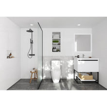 Load image into Gallery viewer, LAVIVA Alto 313SMR-30W-WQ 30&quot; Single Bathroom Vanity in White with White Quartz, White Rectangle Sink, Rendered Bathroom View