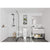 LAVIVA Alto 313SMR-36W-WQ 36" Single Bathroom Vanity in White with White Quartz, White Rectangle Sink, Rendered Bathroom View