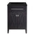 LAVIVA Wimbledon 313YG319-24E-MB 24" Single Bathroom Vanity in Espresso with Matte Black VIVA Stone Surface, Integrated Sink, Front View