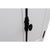 BELLATERRA HOME 400100-55-GA-GY 55" Double Sink Vanity in Glacier Ash with Gray Granite, White Rectangle Sinks, Doors Handle Closeup