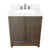 BELLATERRA HOME 400100-BA-GYR 31" Single Sink Vanity in Brown Ash with Gray Granite, White Rectangle Sink, Top View
