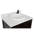 BELLATERRA HOME 400100-BA-WERD 31" Single Sink Vanity in Brown Ash with White Quartz, White Round Semi-Recessed Sink, Countertop and Sink