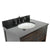 BELLATERRA HOME 400101-BA-BGO 31" Single Sink Vanity in Brown Ash with Black Galaxy Granite, White Oval Sink, Countertop and Sink