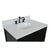 BELLATERRA HOME 400101-BA-WEO 31" Single Sink Vanity in Brown Ash with White Quartz, White Oval Sink, Countertop and Sink