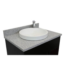 Load image into Gallery viewer, Bellaterra Home 400200-SB-GYRD 31&quot; Single Sink Vanity in Silvery Brown Ash with Gray Granite, White Round Semi-Recessed Sink, Countertop and Sink