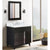 Bellaterra Home 400200-SB-WMO 31" Single Vanity in Silvery Brown Ash with White Carrara Marble, White Oval Sink, Bathroom Rendering