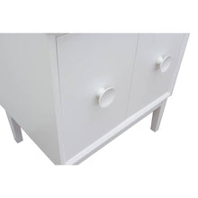 Load image into Gallery viewer, Bellaterra Home 400400-WH-WER 31&quot; Single Vanity in White with White Quartz, White Rectangle Sink, Door Knobs