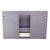 Bellaterra Home 400503-CAB-CP-GYO 37" Single Wall Mounted Vanity in Cappuccino with Gray Granite, White Oval Sink