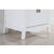 Bellaterra Home 500701-30-WC 30.39" Single Vanity in White with White Carrara Marble, White Rectangle Sink