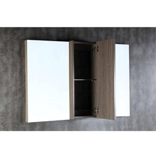 Load image into Gallery viewer, Bellaterra Home 500821-48-MC 48&quot; Mirror Cabinet in Gray Brownish Oak