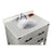 Bellaterra Home 808175-30-GP-WEO 31" Single Vanity in Gray Pine with White Quartz, White Oval Sink