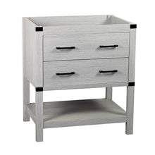 Load image into Gallery viewer, Bellaterra Home 808175-30-GP-WEO 31&quot; Single Vanity in Gray Pine with White Quartz, White Oval Sink