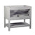 Bellaterra Home 808175-36-GP-WEO 37" Single Vanity in Gray Pine with White Quartz, White Oval Sink