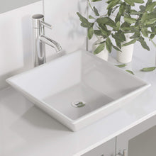 Load image into Gallery viewer, Cambridge Plumbing 8111G 36&quot; Single Bathroom Vanity in Gray with White Porcelain Top and Vessel Sink, Matching Mirror, Sink with Chrome Faucet