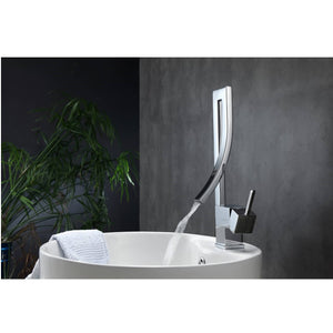 KUBEBATH Aqua Elegance AFB001 Single Lever Bathroom Faucet in Chrome, View 2