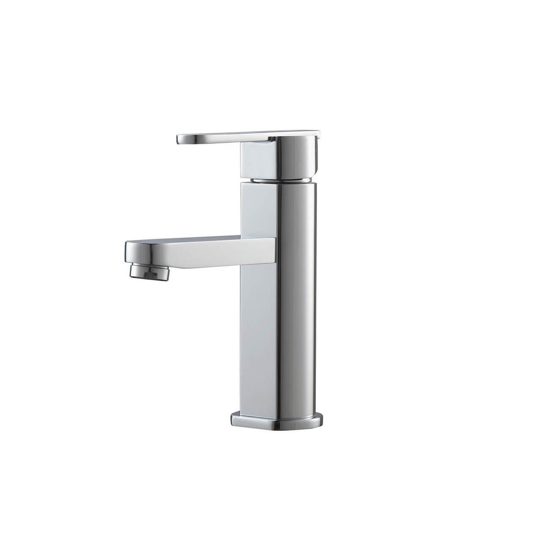 KUBEBATH Aqua Roundo AFB033 Single Lever Bathroom Faucet in Chrome, View 1