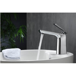 KUBEBATH Aqua Adatto AFB1639CH Single Lever Bathroom Faucet in Chrome, View 2