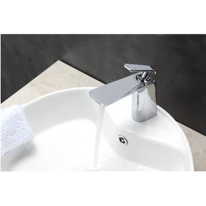 KUBEBATH Aqua Adatto AFB1639CH Single Lever Bathroom Faucet in Chrome, View 3