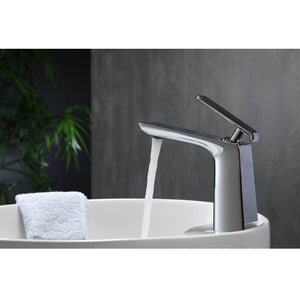 KUBEBATH Aqua Adatto AFB1639CH Single Lever Bathroom Faucet in Chrome, View 4