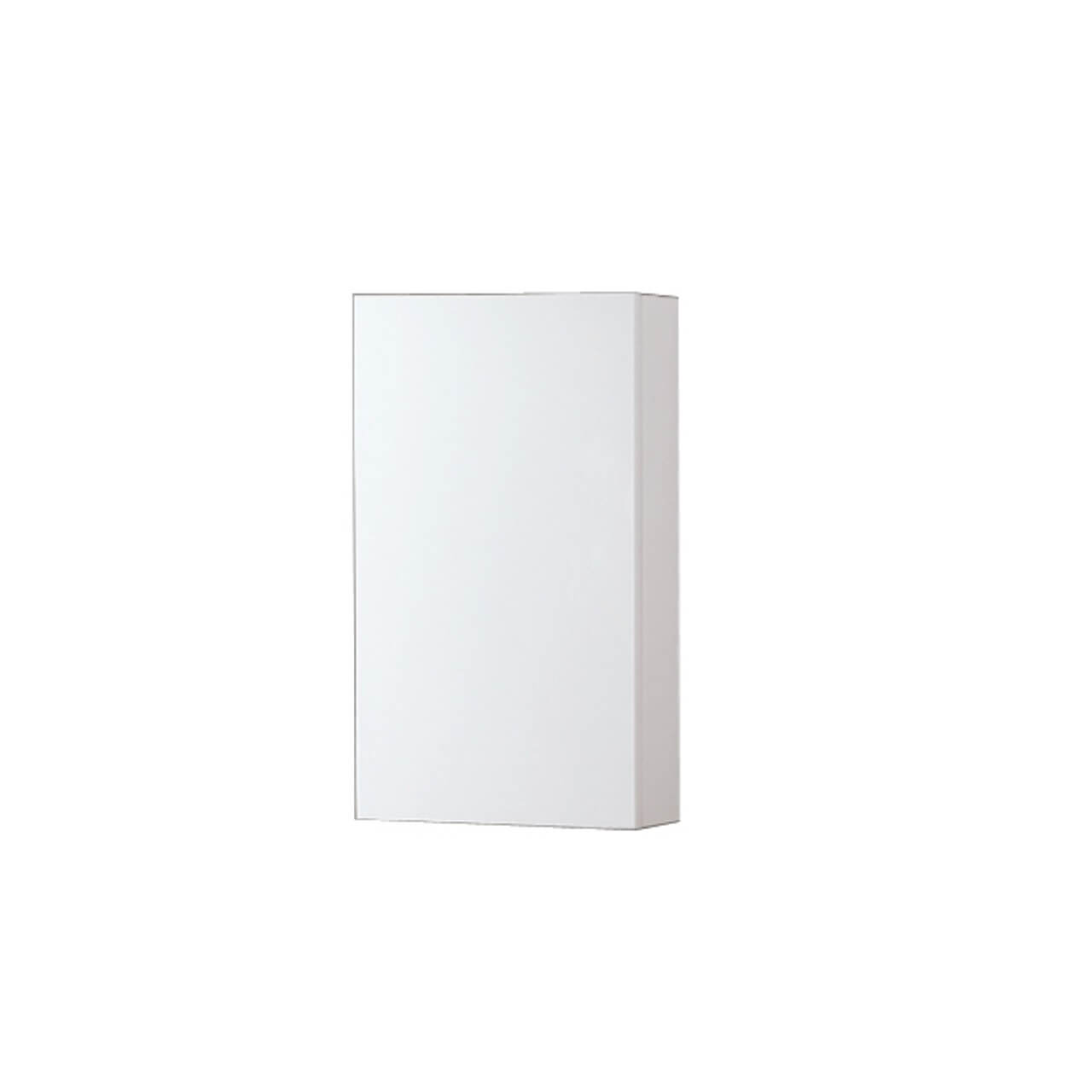 KUBEBATH Bliss ALT24-GW 14" Wall Mount Bathroom Side Linen Cabinet in High Gloss White, View 1