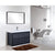 KUBEBATH Bliss FMB60S-GO 60" Single Bathroom Vanity in Gray Oak with White Acrylic Composite, Integrated Sink, Rendered Angled View