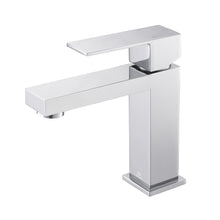 Load image into Gallery viewer, Lexora Lancy LLC36SKSOS000 36&quot; Single Bathroom Vanity in Rustic Acacia with White Quartz, White Rectangle Sink, Chrome Faucet