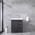 Lexora Marsyas LM342230SCCS000 30" Single Bathroom Vanity in Brown with White Quartz, White Rectangle Sink, Rendered Front View