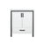 Lexora Ziva LZV352230SAJS000 30" Single Bathroom Vanity in White with Cultured Marble, Integrated Sink, Front View