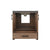 Lexora Ziva LZV352230SNJS000 30" Single Bathroom Vanity in Rustic Barnwood with Cultured Marble, Integrated Sink, Open Doors