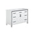 Lexora Ziva LZV352248SAJS000 48" Single Bathroom Vanity in White with Cultured Marble, Integrated Sink, Angled View