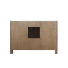 Load image into Gallery viewer, Lexora Ziva LZV352248SNJS000 48&quot; Single Bathroom Vanity in Rustic Barnwood with Cultured Marble, Integrated Sink, Back View